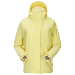 骆驼户外月影黄冲锋衣女秋冬防风三合一内胆防水三防保暖外套男