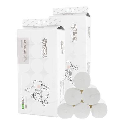 桔子姑娘纸巾无芯18大卷纸卫生手纸家用实惠装宿舍厕所纸卷筒纸