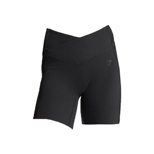 GYM鲨鱼CROSSOVER SHORTS女子瑜伽短裤深蹲硬拉提臀无尴尬运动裤