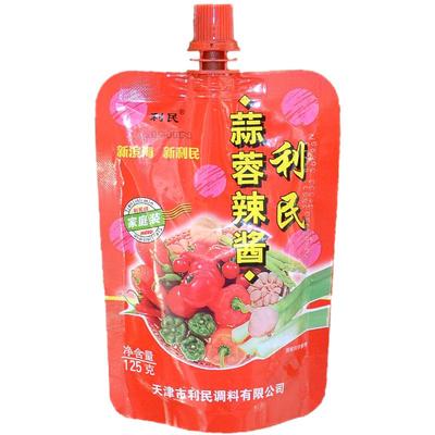 利民天津蒜蓉辣酱方便拧嘴老味道