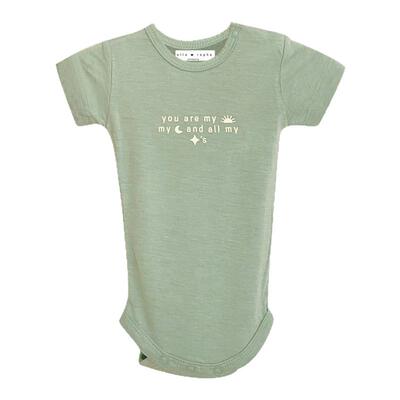 6Z little现货ella and rapha SS25春夏新生儿宝宝短袖包屁衣