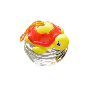 小鱼缸迷你手提儿童塑料透明鱼缸乌龟瓶可爱型小鸡瓶小狗瓶动物瓶