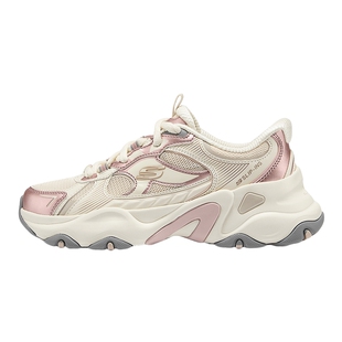 斯凯奇女鞋老爹鞋秋闪穿复古休闲鞋厚底熊猫鞋 150526/NTPK