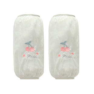 秋冬季袖套女成人工作蕾丝短款学生羽绒服袖头防脏套袖办公室护袖