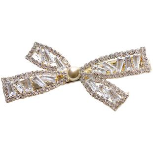 蝴蝶结鸭嘴夹发夹女发卡边夹头饰侧边一字夹刘海夹韩国网红东大门