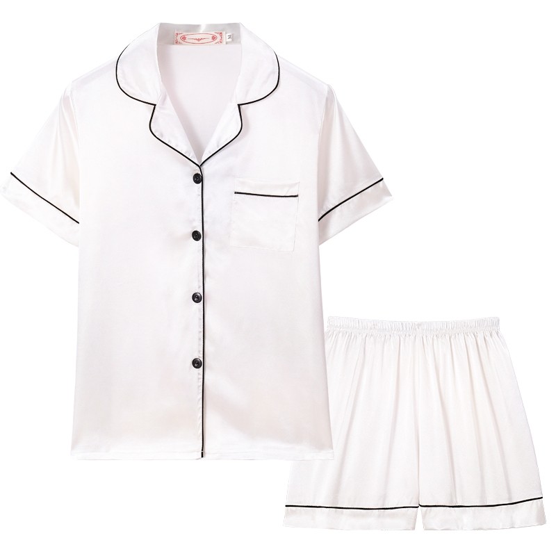 睡衣夏季衬衫短裤S码外穿家居服