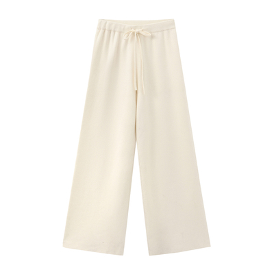 26春季百搭高腰系绳松弛感休闲裤