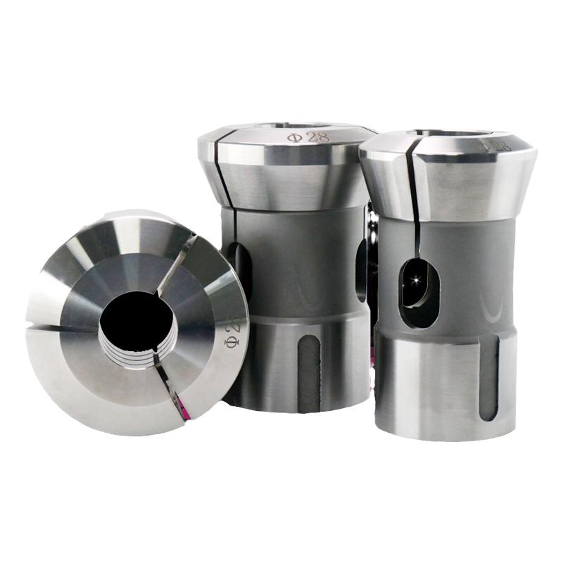 数控车床夹头弹簧钢精磨0640/46机36机46车铣640夹头定制台阶通孔