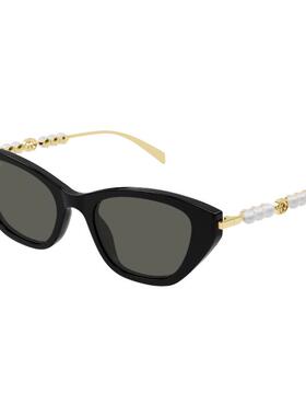 开云眼镜 古驰GUCCI男女同款窄框个性猫眼防晒太阳镜墨镜GG1968S