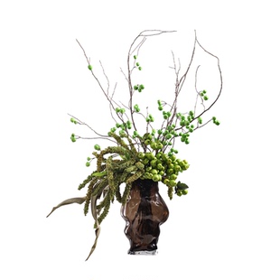 妖及 现代轻奢花艺摆件【琼枝逸韵】酒店家居客厅桌面软装饰品