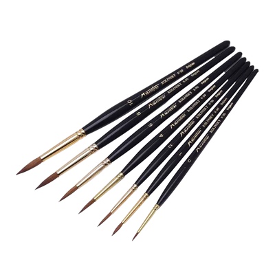 马蒂尼西伯利亚貂毛k90水彩画笔