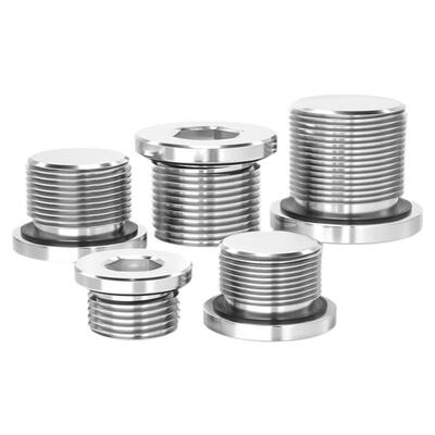 316L不锈钢内六角ED圈密封堵头