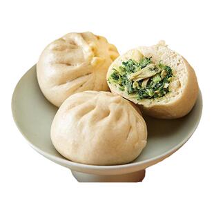 一穗堂荠菜笋丁包有机全麦素包子手工早餐食品速冻包子半成品速食