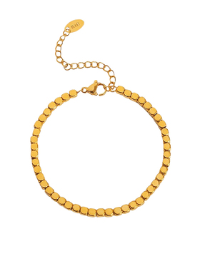 碎银子手链女钛钢手链洗澡不用摘