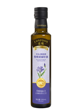 农畉零反特级冷榨亚麻籽油250ml