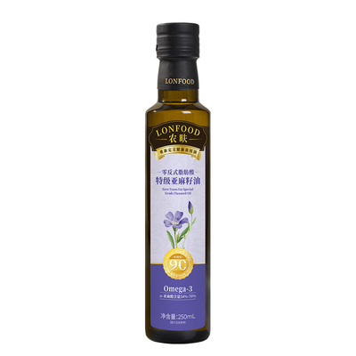 农畉零反特级冷榨亚麻籽油250ml