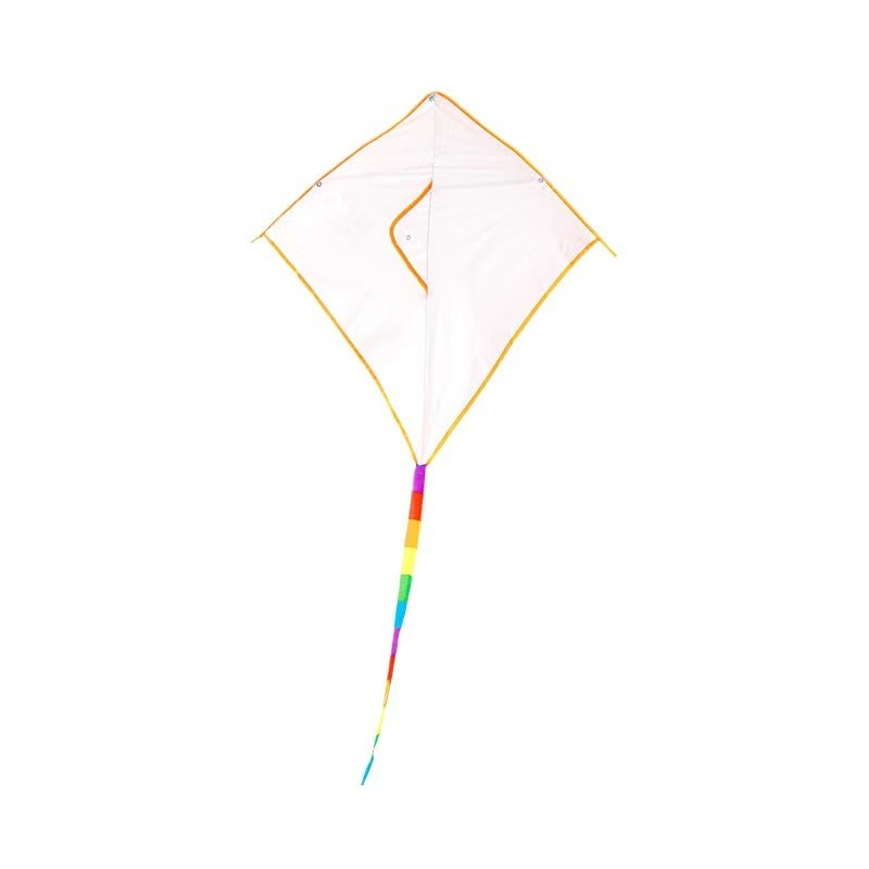 儿童绘画空白涂鸦风筝手绘diy材料包填色自制微风易飞教学活动