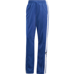 Adidas/阿迪达斯三叶草女士复古侧开排扣运动长裤IP0619