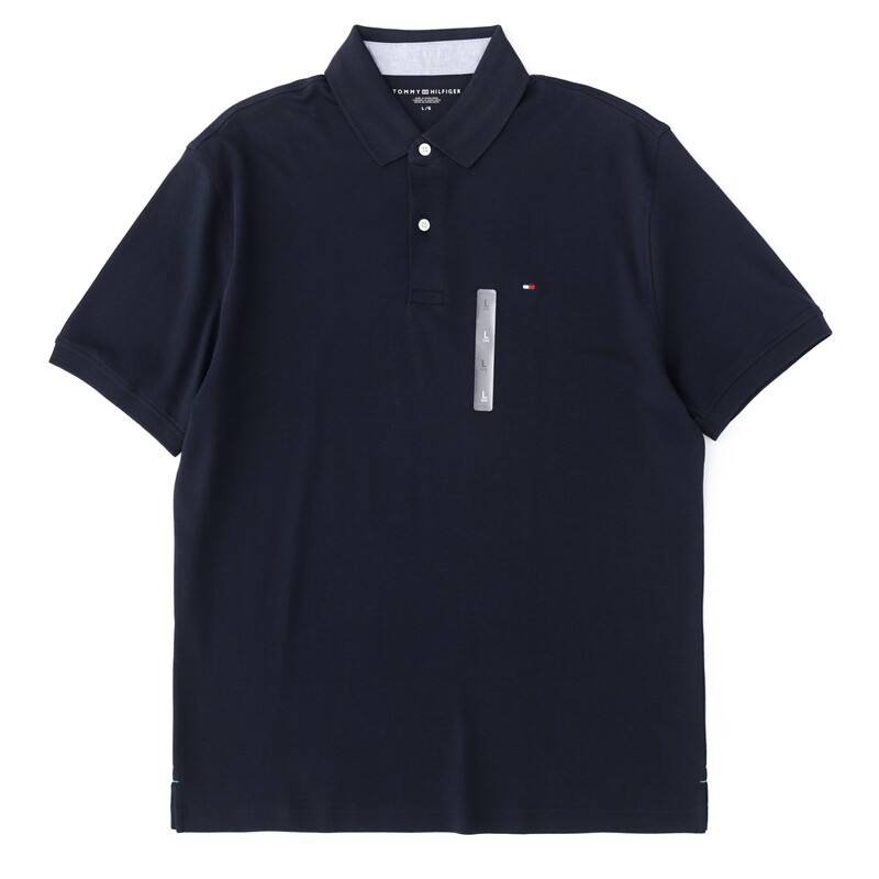 【自营】TOMMY HILFIGER翻领休闲汤米POLO衫商务休闲短袖夏季男款