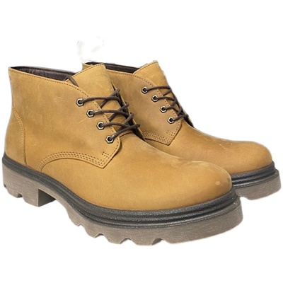 ECCO爱步男鞋新款时尚马丁靴潮流皮鞋高帮耐磨男靴子214744