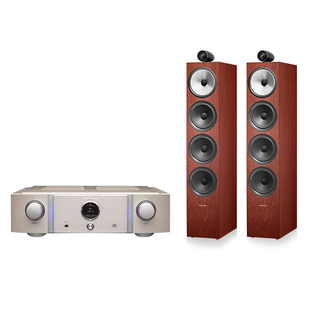 B&W宝华韦健702S3 HiFi落地箱+马兰士PM10旗舰功放机发烧音响套装