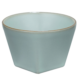 纯手工不开片新天青色汝窑茶杯原矿陶土玛瑙入釉主人杯财神杯单杯