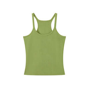 荒荒家 工字针织吊带2026春夏新款运动纯欲百搭休闲U领打底外穿女