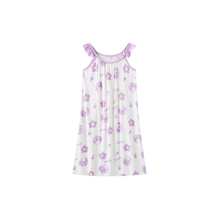 deesha笛莎女童夏季睡衣天然优可丝凉感家居服A类抑菌空调服