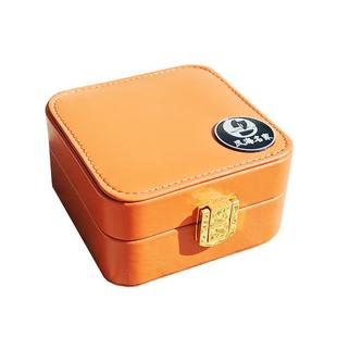 唢呐哨片盒皮面管子哨片盒子方形乐器配件收纳盒可装大气盘