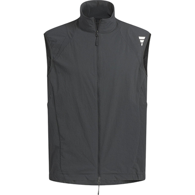 Adidas/阿迪达斯正品2025男士立领宽松梭织经典户外马甲KB4623