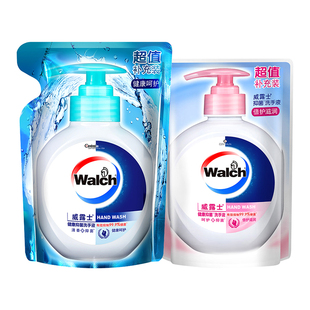 威露士抑菌洗手液丝蛋白倍护家庭装家用泡沫泡泡丰富补充装袋装