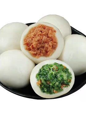 常州大汤圆荠菜芝麻笋干萝卜团子