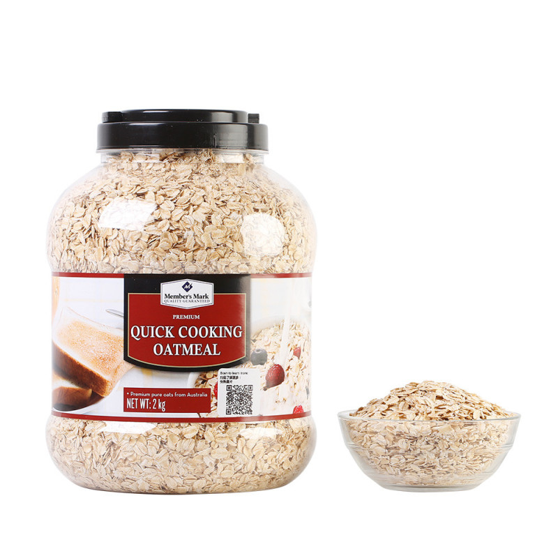 怡泰快熟燕麦片2kg桶装营养