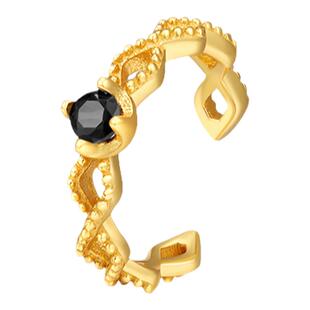 PN耳夹式无耳洞耳钉耳环女纯银小巧无痛气质耳饰茶系高级感耳骨夹