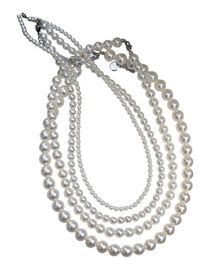 官方渠道！正品奥地利施家珍珠项链650色进口人造水晶澳白不掉色