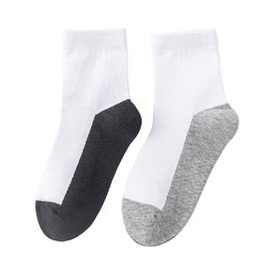 儿童袜子学生袜白色小白袜学生短袜纯棉童袜中筒男童女童宝宝春秋
