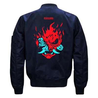 秀洛游戏飞行机能风冬季加厚夹克