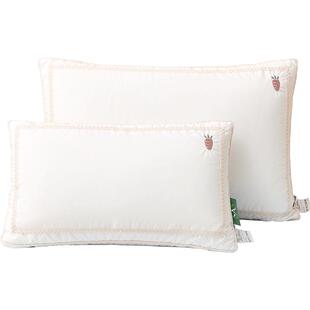 罗莱家纺儿童蚕丝枕头3岁6岁以上枕芯护颈椎A类小学生专用助睡眠