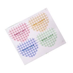 ins烘焙爱心贴纸蛋糕包装盒奶茶杯罐子便当打包袋不干胶封口标签