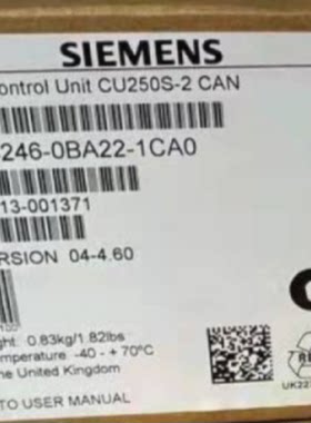 议价6SL3246-0BA22-1CA0西门子G120变频器控制单元6SL32460BA221C