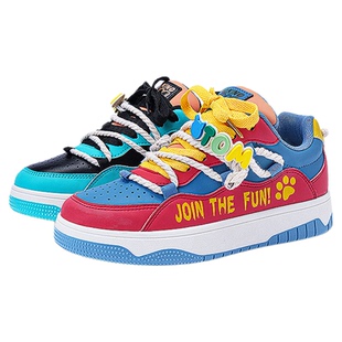 汤姆猫鞋子男鞋板鞋男款冬季情侣鞋时尚百搭休闲厚底鸳鸯面包潮鞋