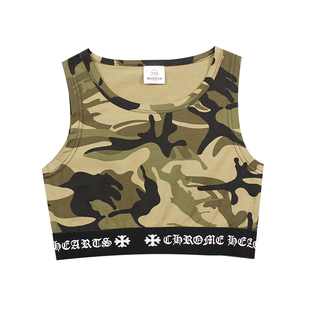 潮酷儿童爵士舞服装女童露脐背心裤子嘻哈街舞女孩跳舞套装演出服