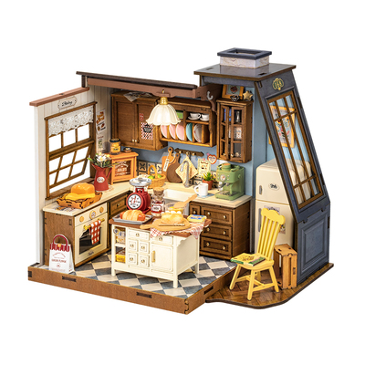 若来diy小屋微缩场景积木模型