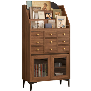 中古斗柜卧室储物柜家用装饰柜杂志收纳柜客厅电视边柜书柜F108