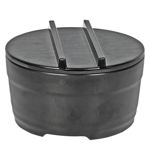 木桶饭蒸饭盅饭桌盛饭小饭桶木桶盖浇饭保温桶餐具A5商用密胺仿瓷