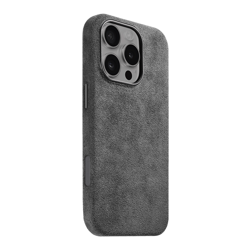 Sipolg适用苹果iPhone17翻毛皮16Promax磁吸手机壳15Plus手机套高级感Alcantara欧缔兰14保护套全包防摔超薄