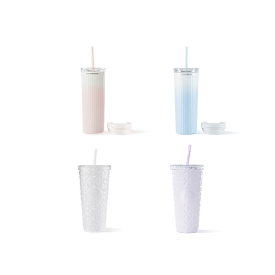 星巴克473ml不锈钢吸管杯