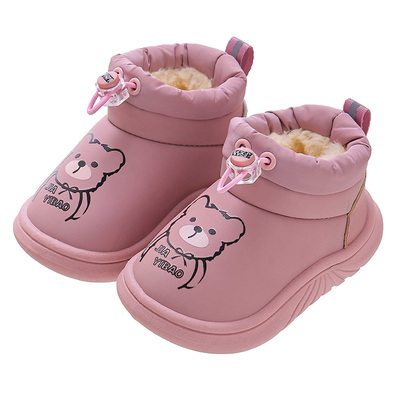 时尚棉鞋防滑外穿卡通学步鞋儿童