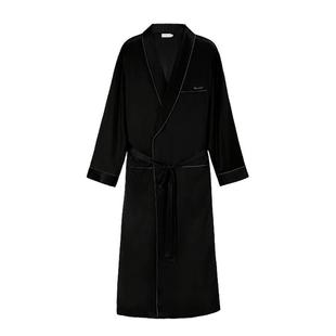 MANITO/曼尼陀Rome男士长睡袍 桑蚕丝长睡袍男士亲肤柔软睡袍
