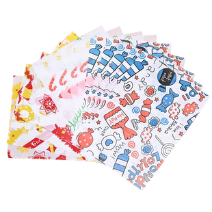 牛轧糖纸包装纸太妃糖牛扎糖果糯米纸烘培家用手工小清新创意可爱